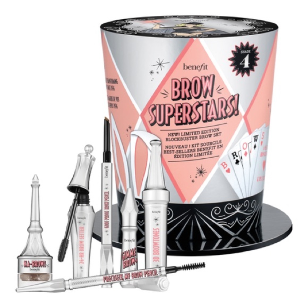 Benefit brow kit 6 full size #4 warm deep brown